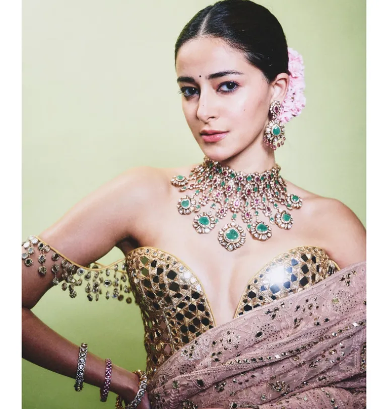Phool Sari Set