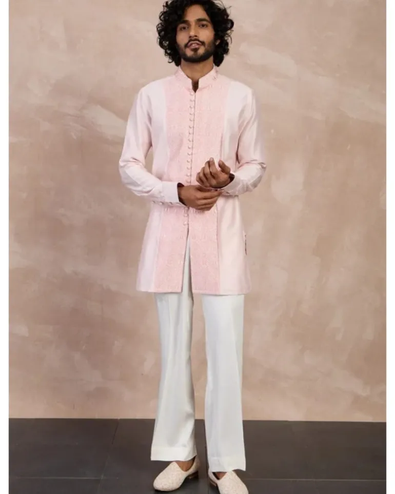 Pink Maze Open Bandhgal Set