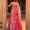 Pink Multi-Tone Lehenga Set