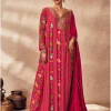 Pink Tropical Rhapsody Anarkali Set