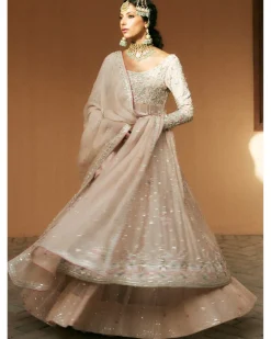 Pishwas Lehenga Set