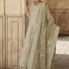Pistachio Tissue Side Slit Dress