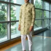 Pistachio Tree Of Life Achkan Set