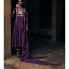 Plum Modal Silk Anarkali Set