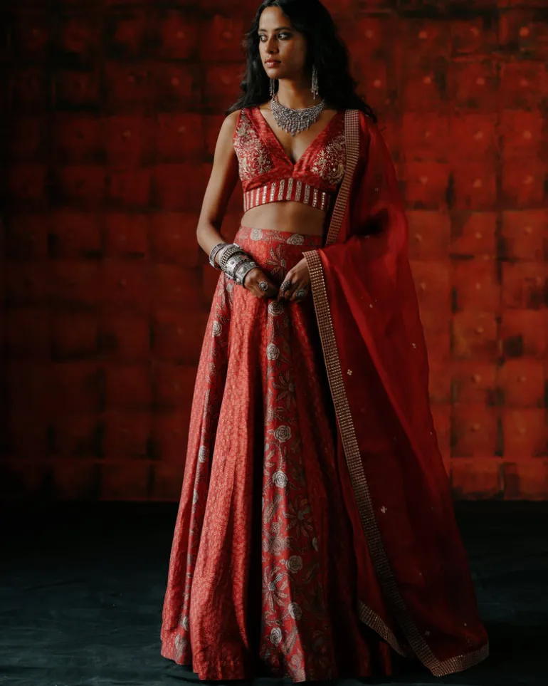 Poppy Lehenga Set