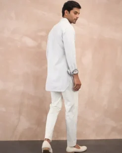 Powder Blue Inara 3.0 Foe Nehru Jacket Set