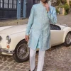 Powder Blue Sherwani Set