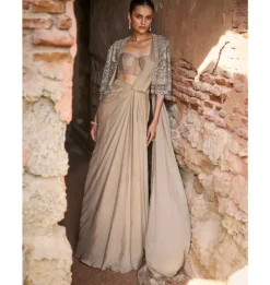 Prashma Corset Sari Set