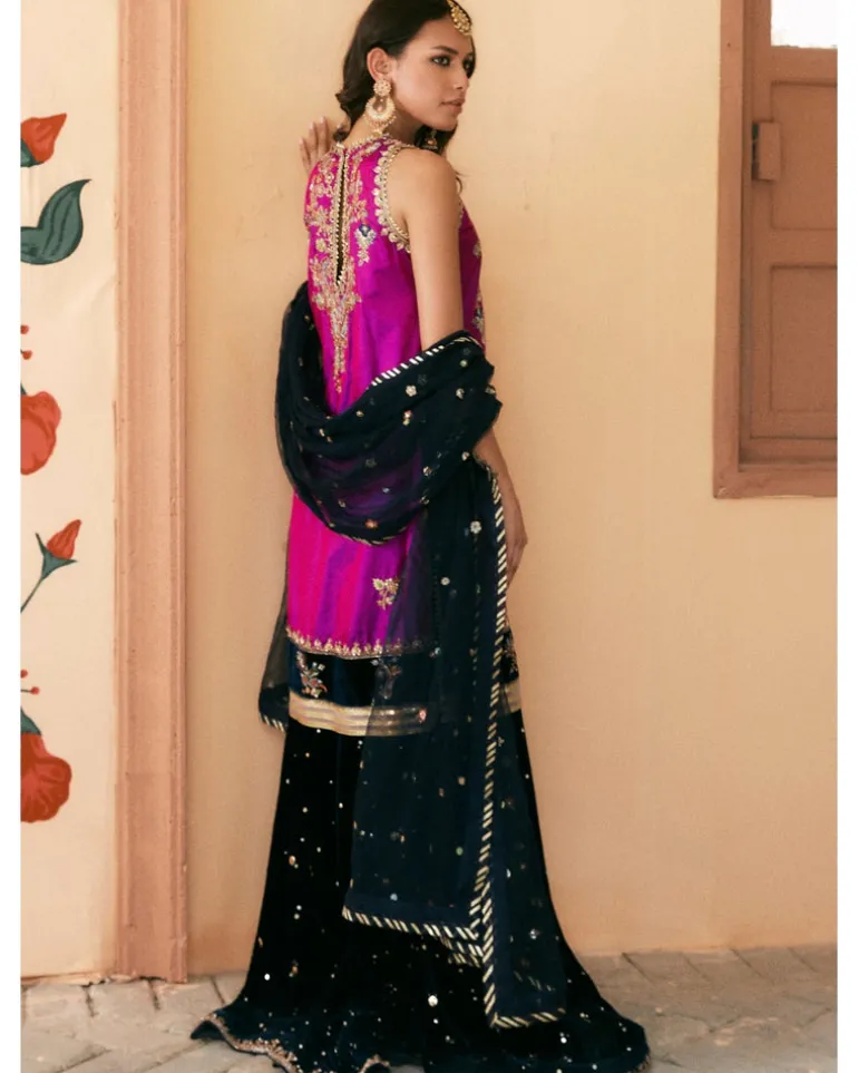Purple Natasha Kurta Set