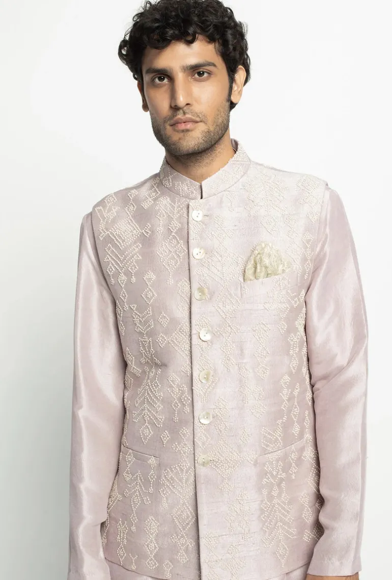 Pyazi Sadri Kurta Set