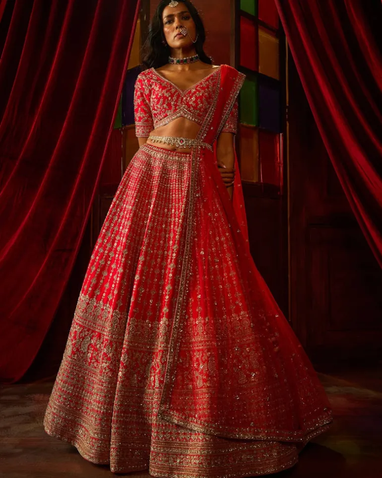 Rani Aahana Lehenga Set