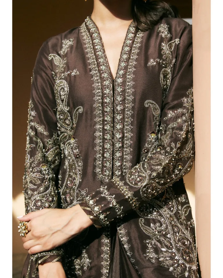Rani Jacket And Pinched Skirt Set
