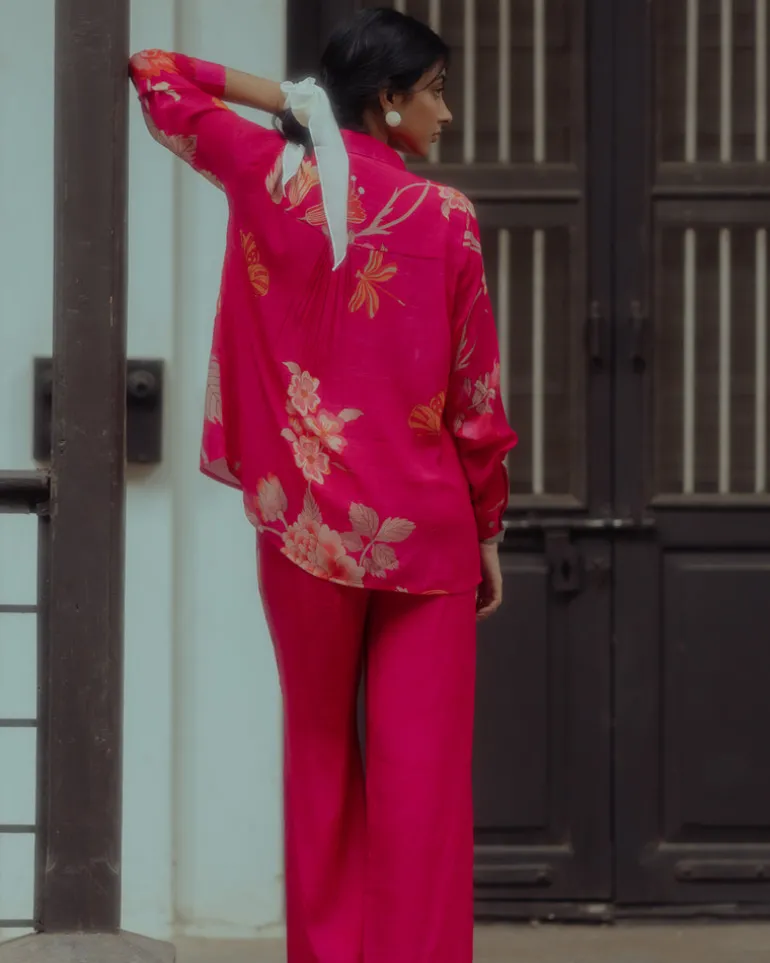 Rani Pink Printed Co-Ord Set