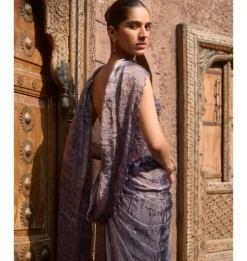 Ravessa Corset Drape Sari Set