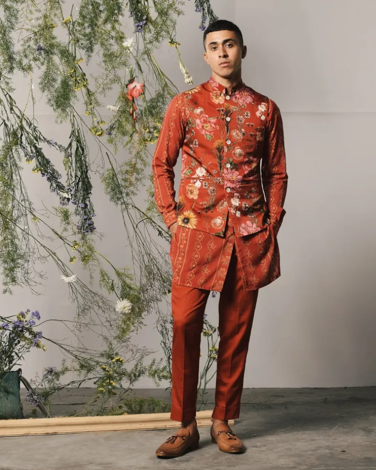 Red Riviera Kurta & Pajama