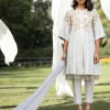 Resham And Bead Work Jacket Set