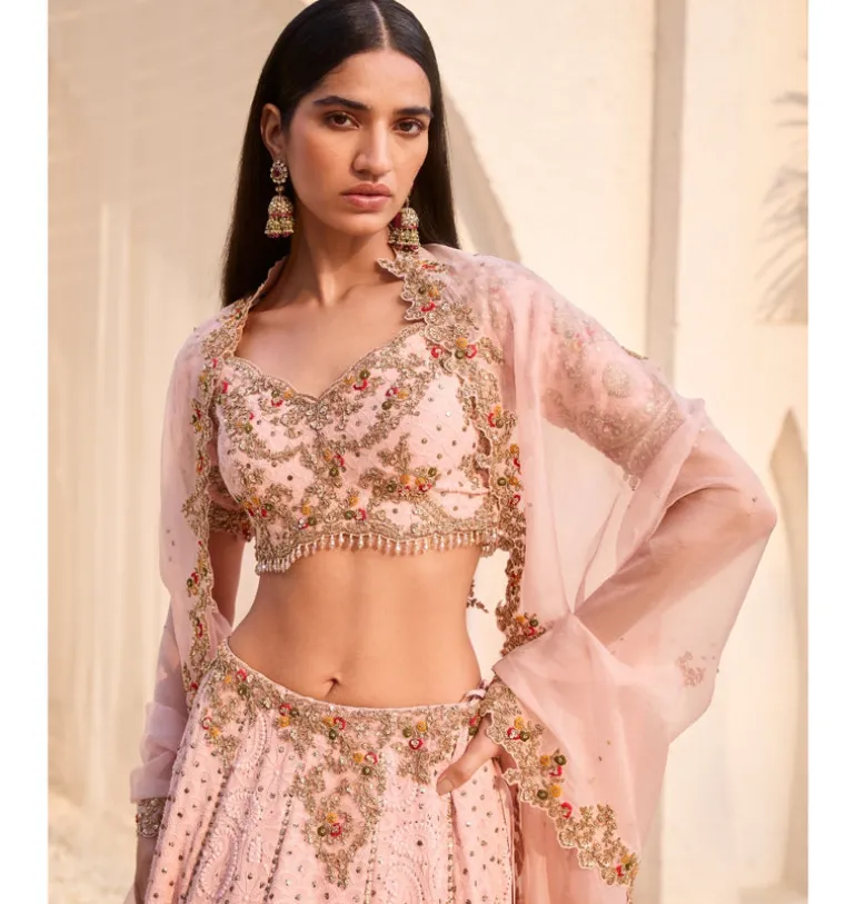 Rosaline Chikankari Lehenga Set