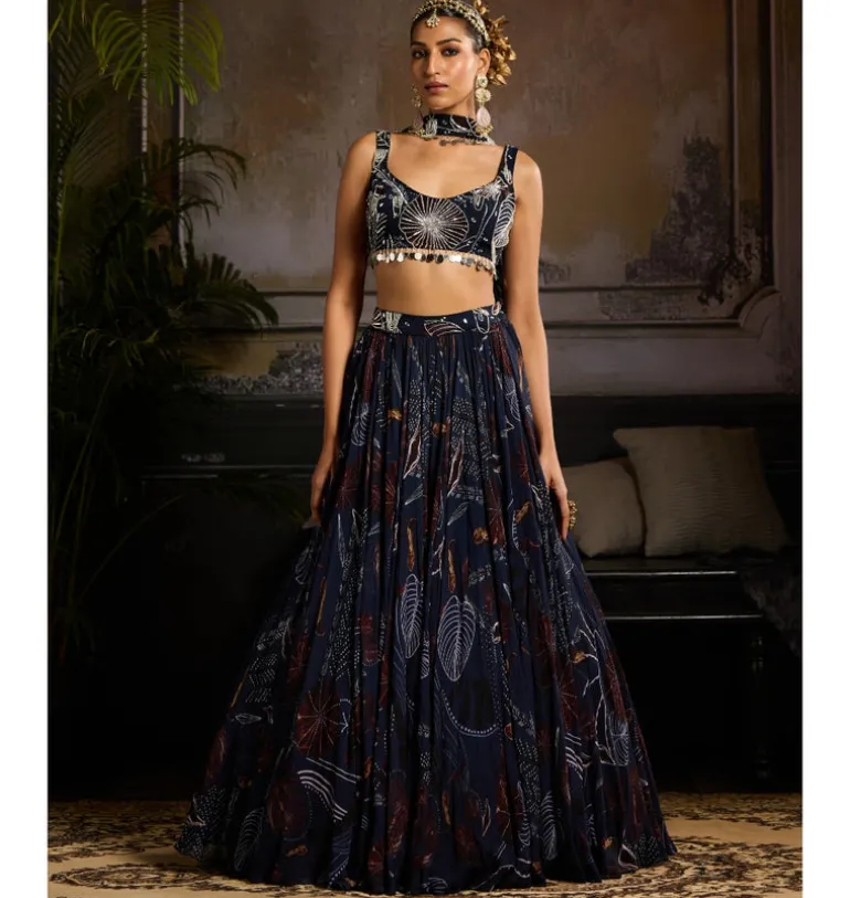 Royal Azure Lehenga Set