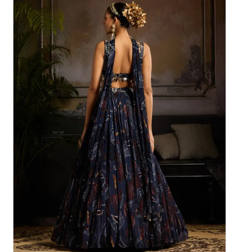 Royal Azure Lehenga Set