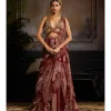 Ruby Siren Sari Set