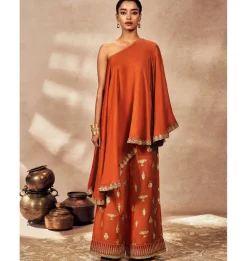 Rust Potters Touch Tunic Set