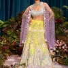 Sage: Lime to Lilac Bridal Lehenga Set