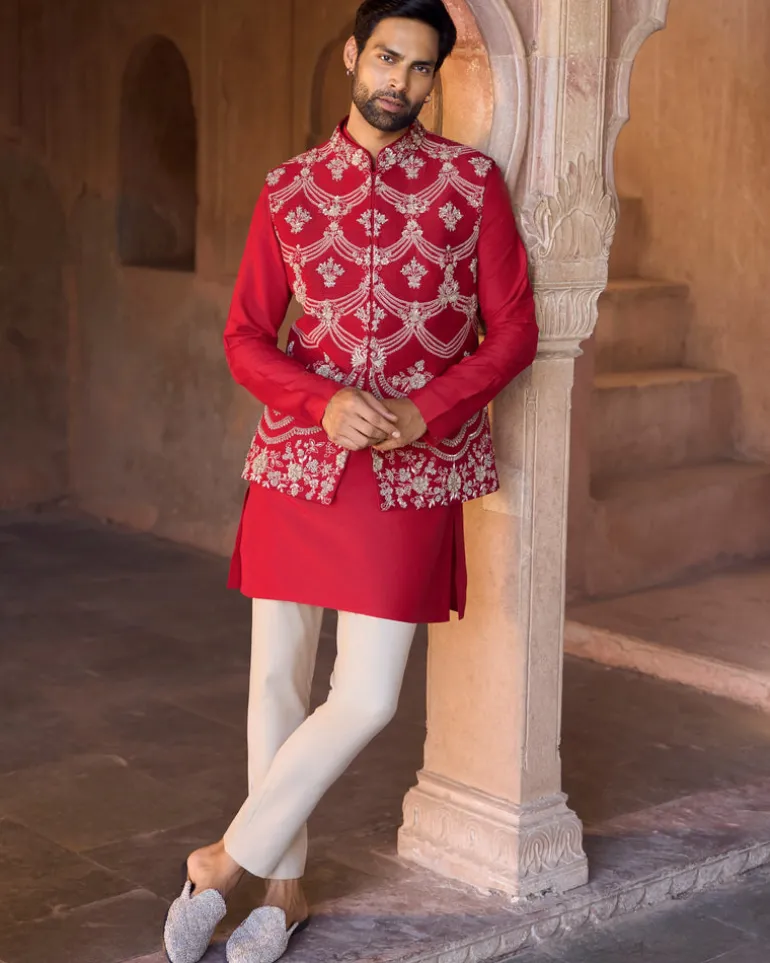 Samar Nehru Jacket Set