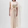 Sand Structured Pallu Sari Set