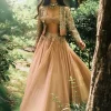 Sandy Nude Lisa Jacket And Lehenga Set