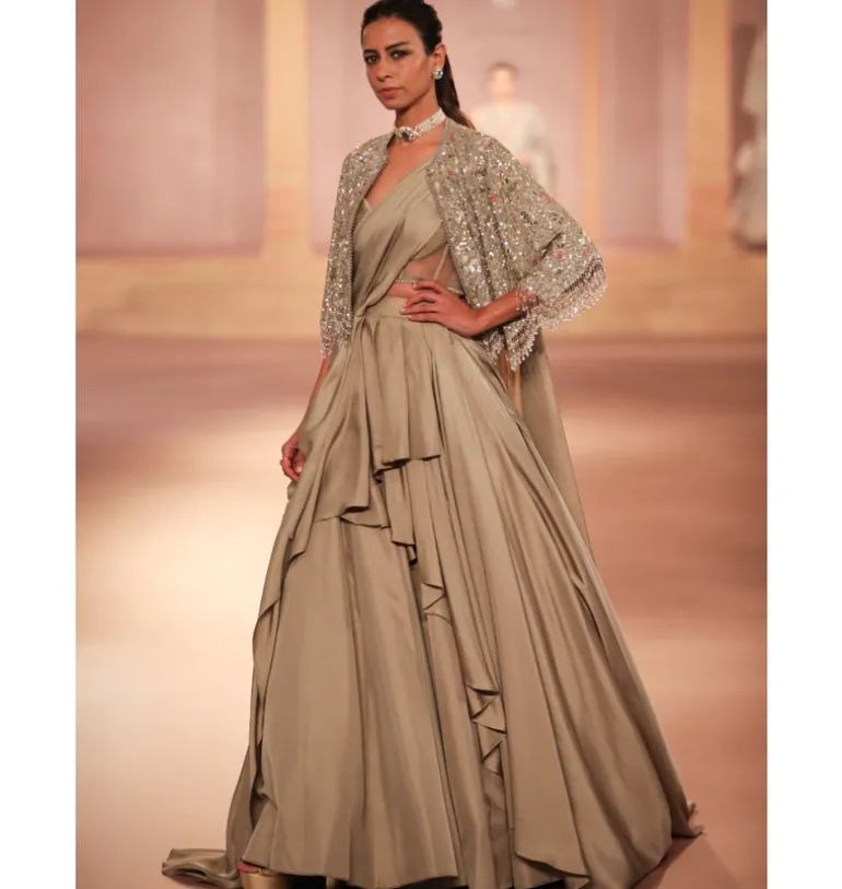 Sapna Sequins Sari Set