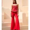 Scarlet Ember Corset & Pant Set