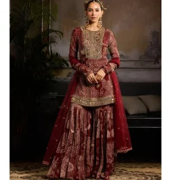 Scarlet Whisper Kurti Set