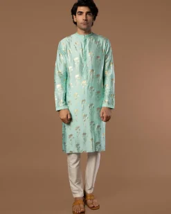 Sea Blue Periwinkle Kurta
