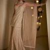Sequin Champagne Sharara Set