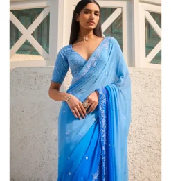 Seraph Ombre Sari Set
