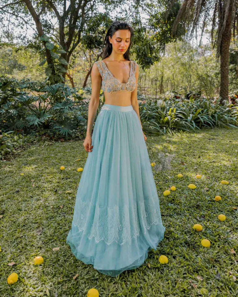Serenity and Lemons Lehenga