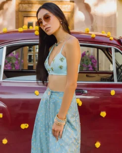 Serenity Bandhani Set