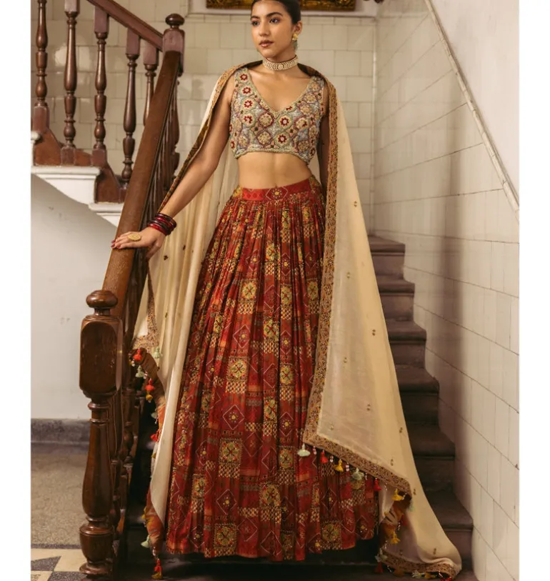 Shaahee Lehenga Set