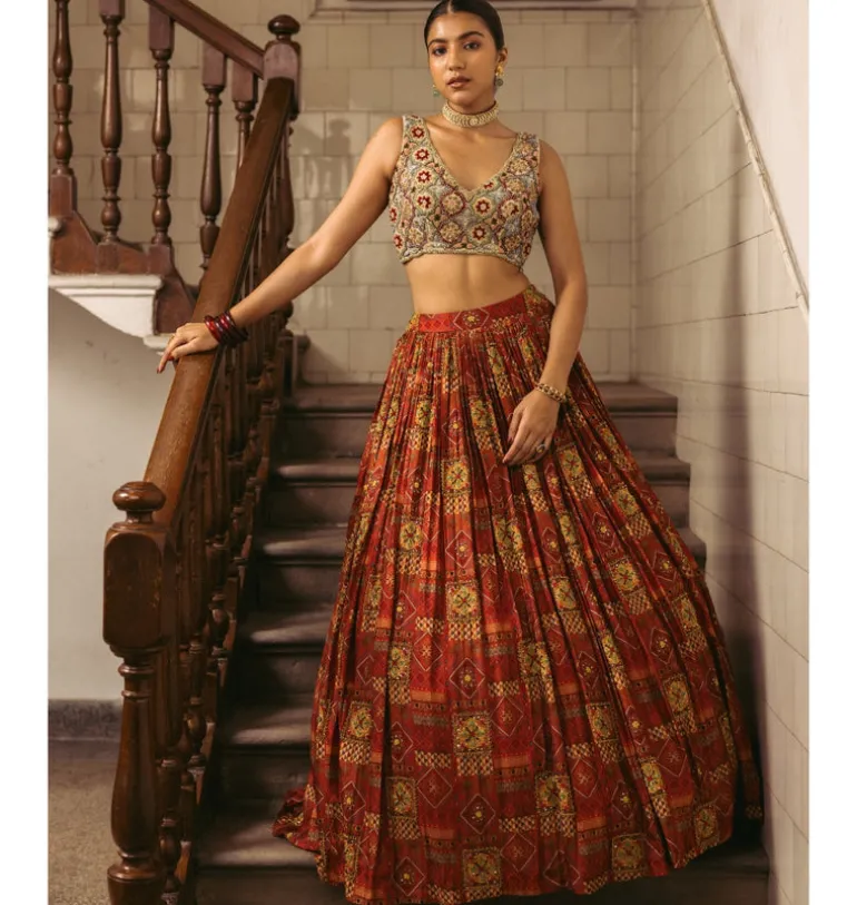 Shaahee Lehenga Set