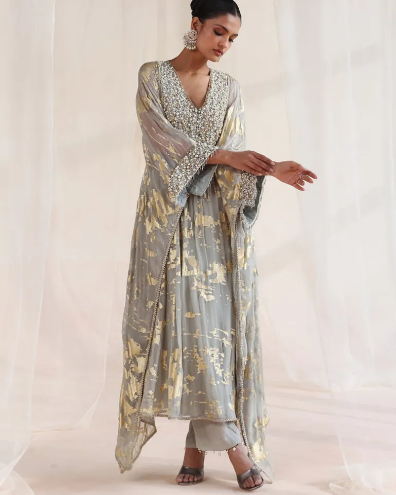 Shalu Kaftan Set