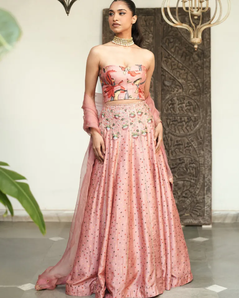 Shanaya Bustier Lehenga Set