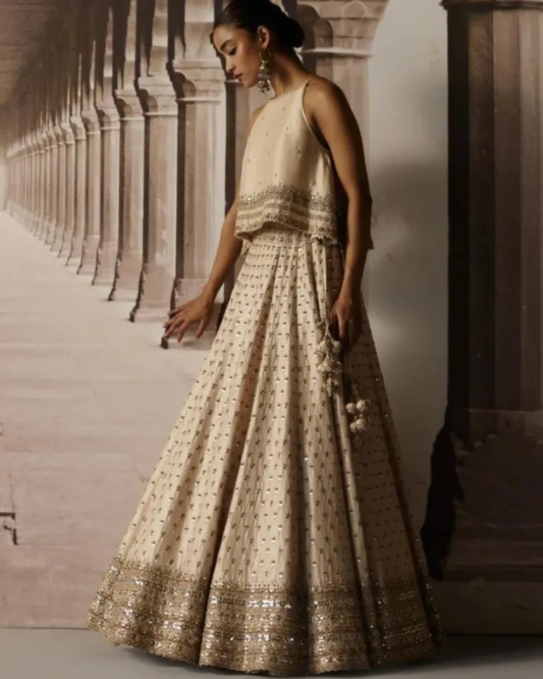 Sheesha Booti Lehenga