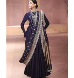 Shobita Chanderi Anarkali Set