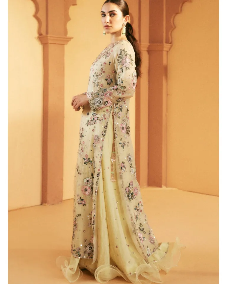 Sideslit Kurta & Lehenga Set