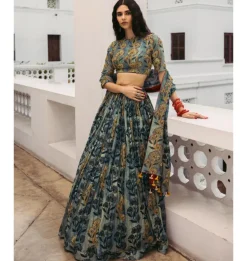 Sitara Crop Top Skirt Set