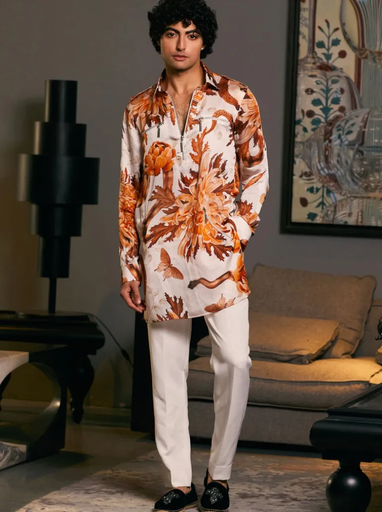 Snake Bamberg Goe Printed Kurta Set