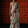 Sonali Pearl Pre Draped Sari Set