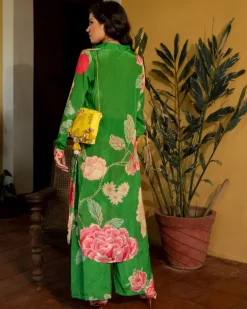 Spring Blooming Floral Kurta Set