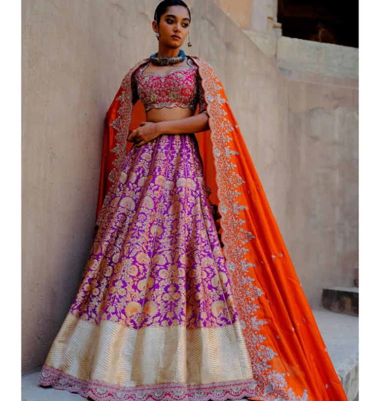 Srishti Silk Lehenga Set