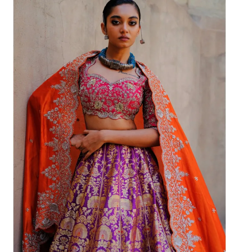 Srishti Silk Lehenga Set